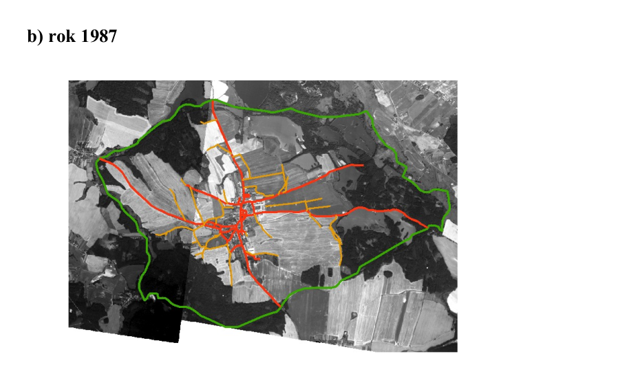 Vývoj cestní sítě v období let 1949 - 2005