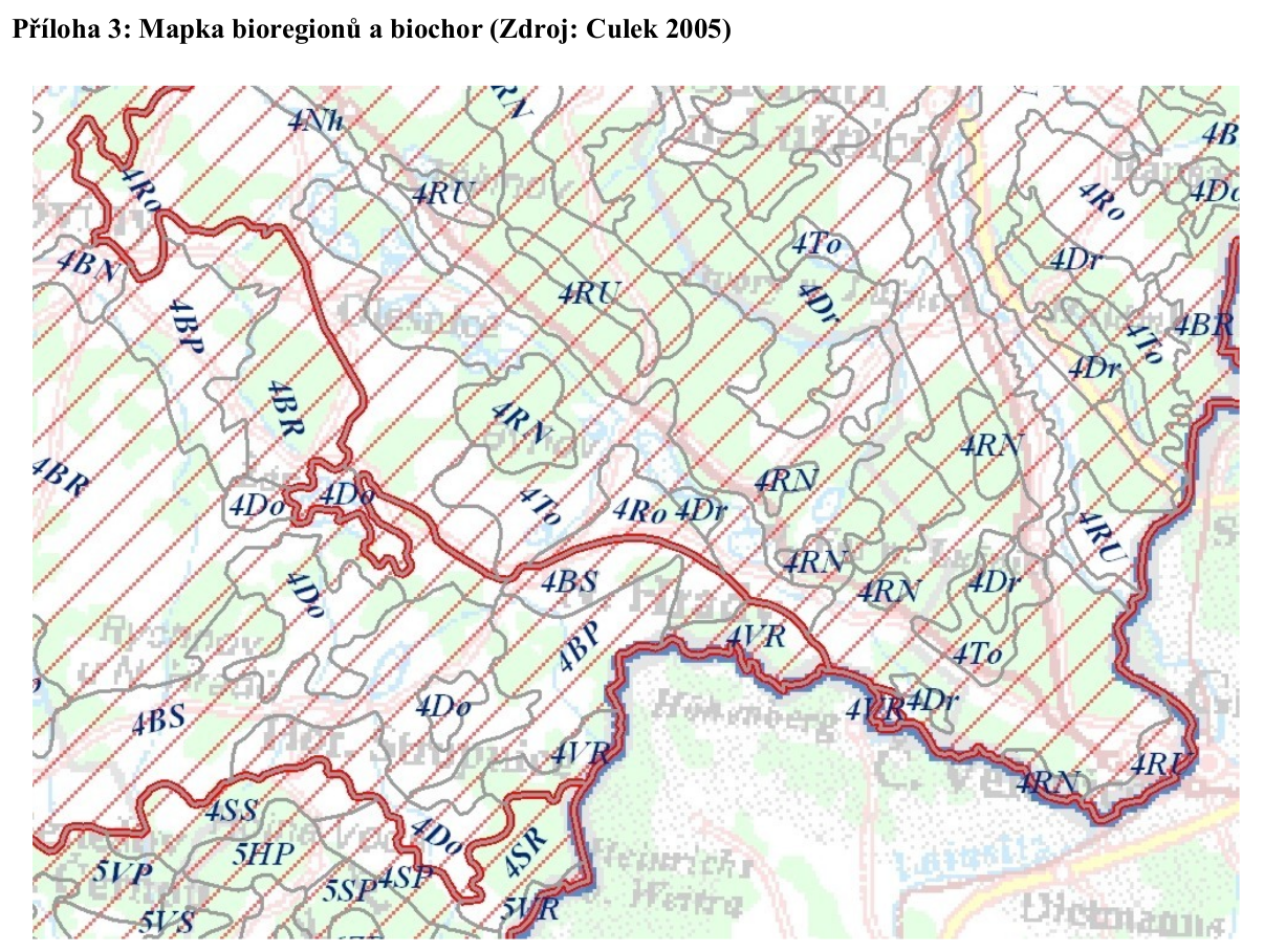 Zákres bioregionů a biochor